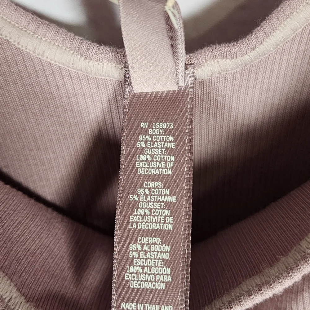 SKIMS COTTON RIB BODYSUIT/ NWT/ UMBER/ XXS,L/XL/3X - Picture 6 of 17